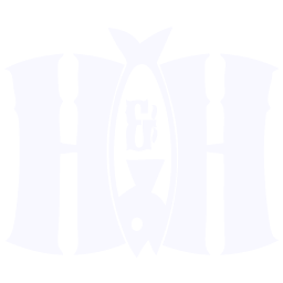H&H Fresh Fish Logo in white